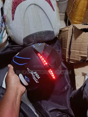 Full Face Glossy Black Helmet