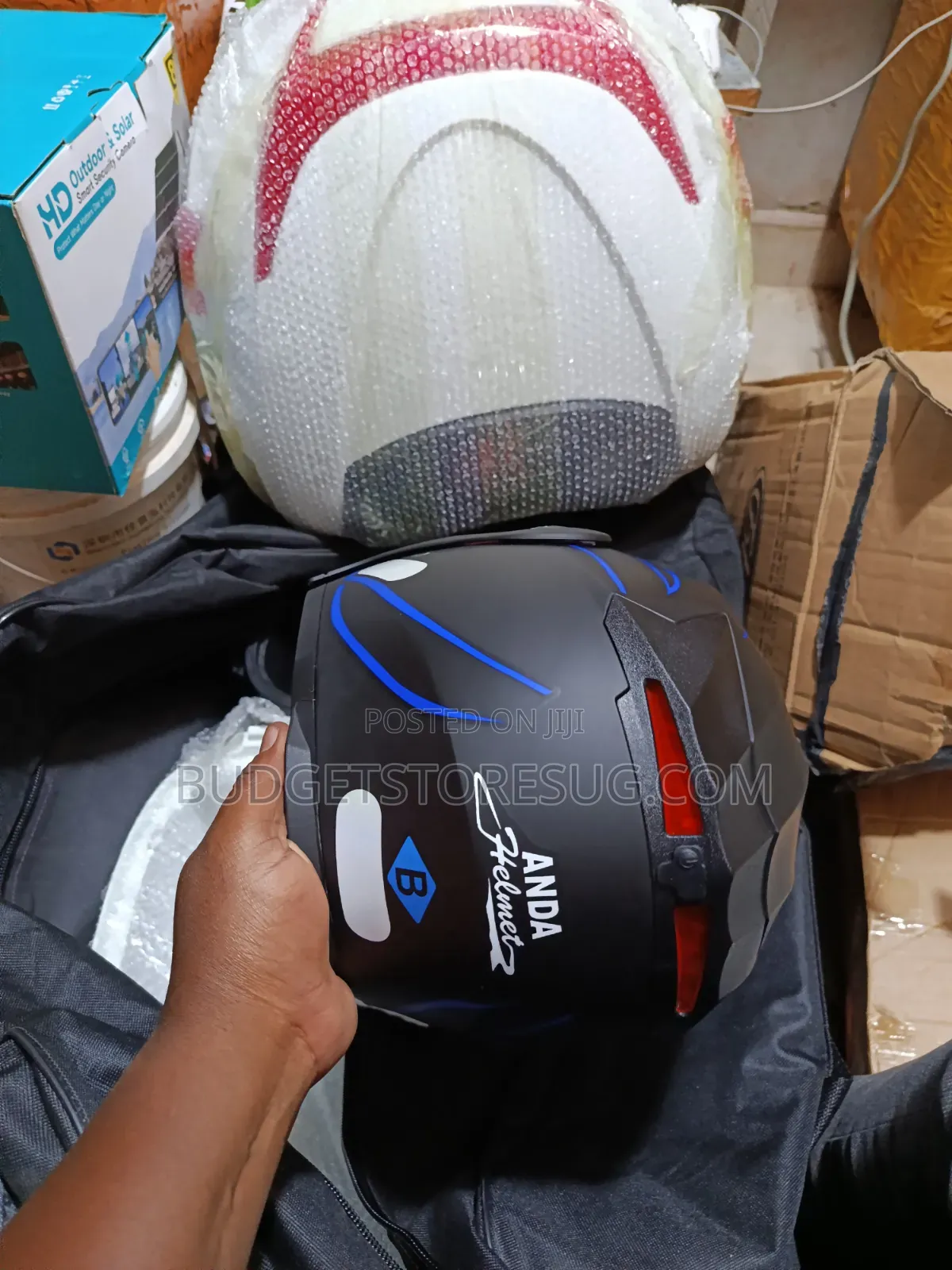 Full Face Glossy Black Helmet