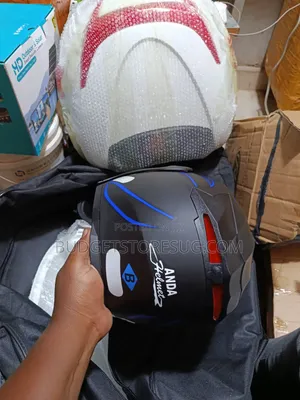 Full Face Glossy Black Helmet