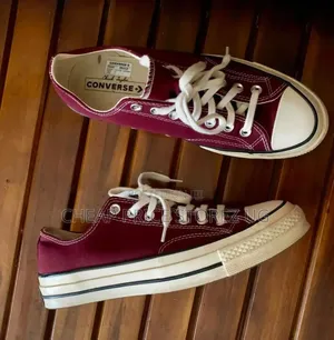 . At Converse Chuck 70 OX Canvas Sneaker Dark Beetroot/Egret/Black Men