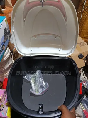 Motorcycle Top Box Helmet Storage Carrier With Keys