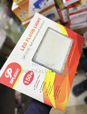 DPLIGHT 150w Solar LED Flood Light | Outdoor Security Light