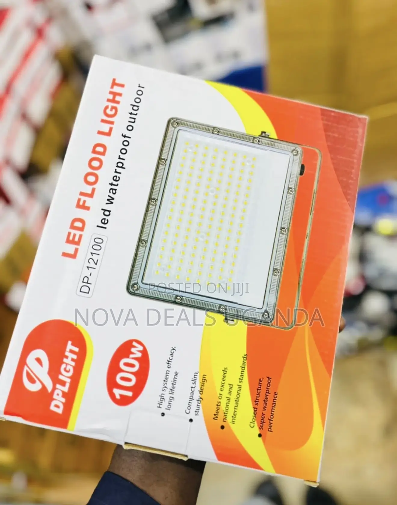 DPLIGHT 100W Solar LED Flood Light