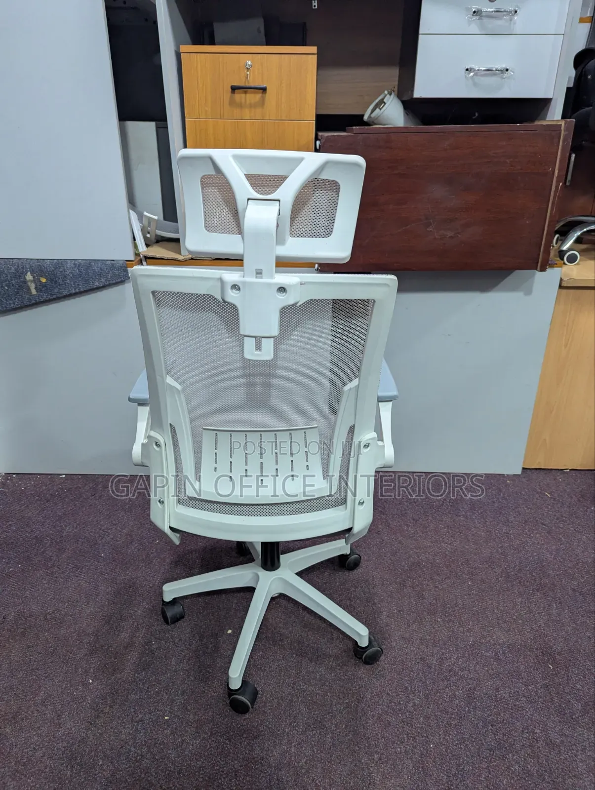 Headrest Office Chair With Adjustable Height