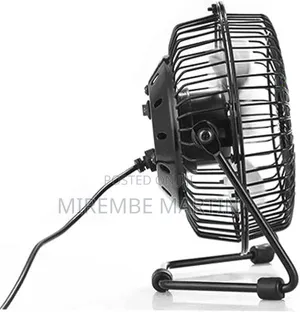 Mini Metal 4" USB Desk Fans - USB Powered Quiet With Free Angle
