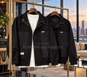 Black Bomber Jacket