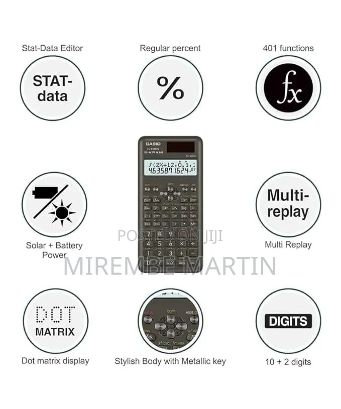 Casio FX-991MS 2nd Edtion 2nd Gen Non-Programmable Scientific