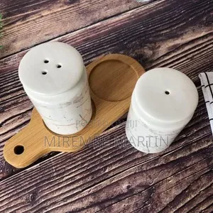 CakeMatters Classic Porcelain Salt and Pepper Shakers for Table