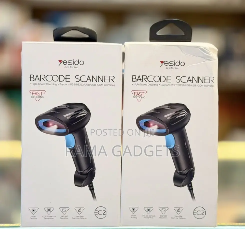 Yesido EC21 1d/2d Wired Barcode Scanner,