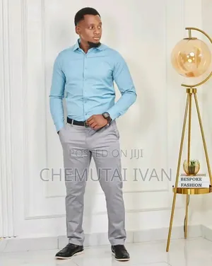 Men Khaki Trousers