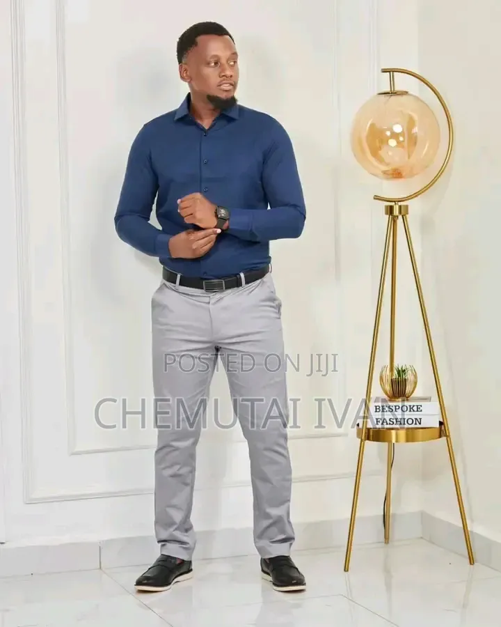 Men Khaki Trousers
