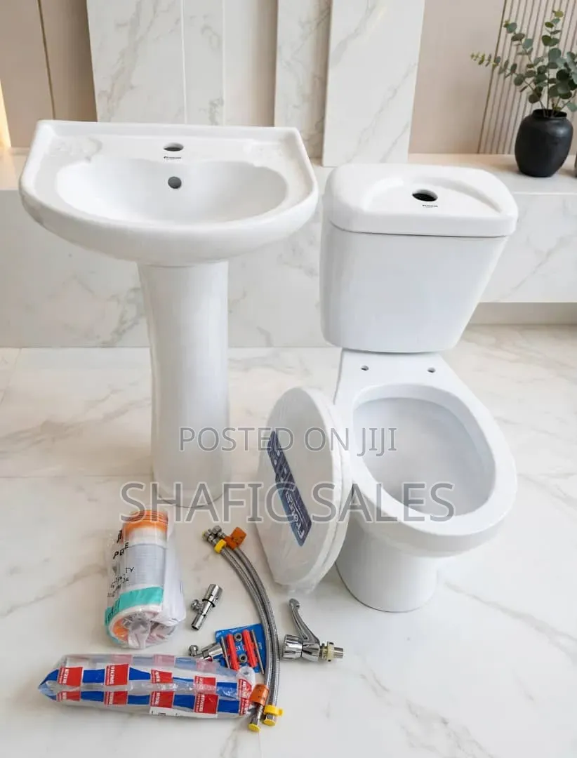 Toilet With Basin Complete Sets With Accessories Frencia Twyford