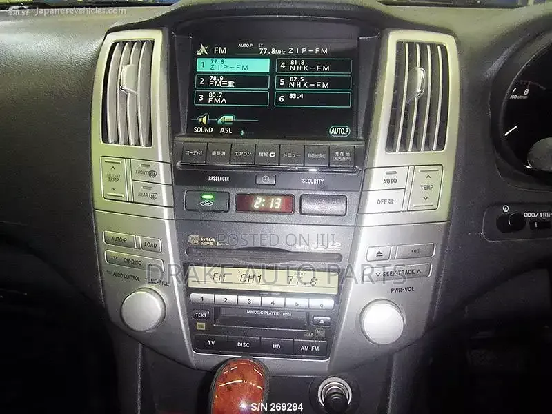 Tesla Radio System for Harrier Kawundo 2008
