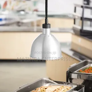 Silver Commercial Retractable Food Warmer Heat Lamps