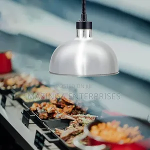 Silver Commercial Retractable Food Warmer Heat Lamps