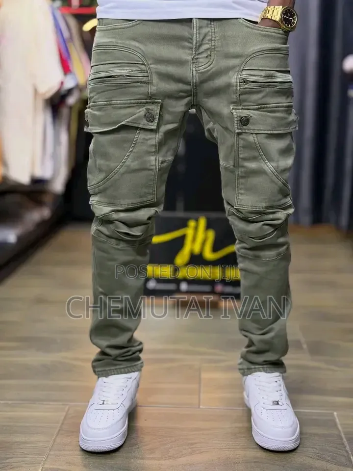 Denim Cargos