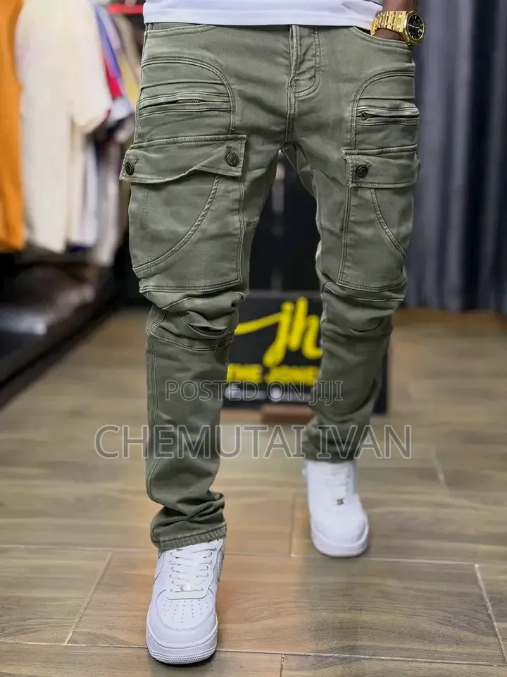 Denim Cargos