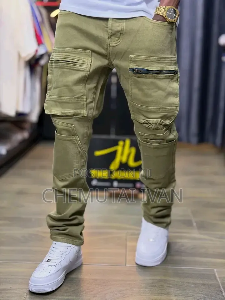 Denim Cargos