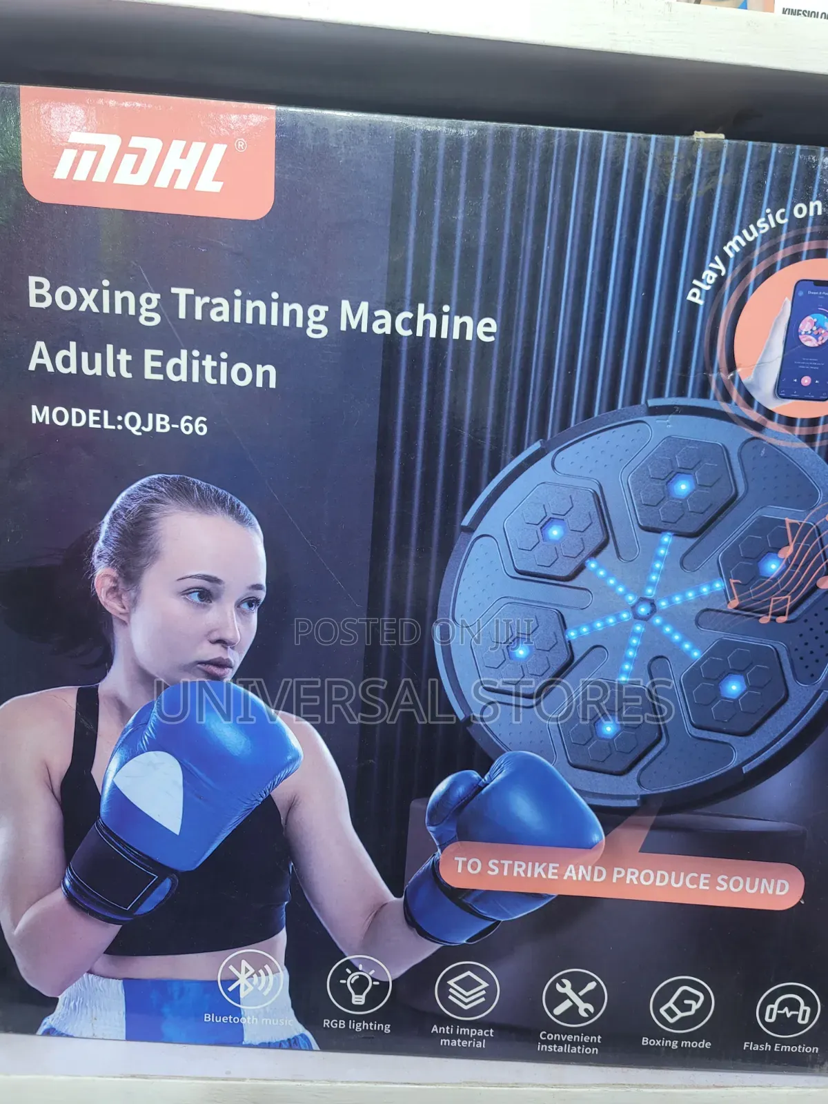 Boxing Machine for Home Wall Mount Bluetooth Music Electronic Boxing