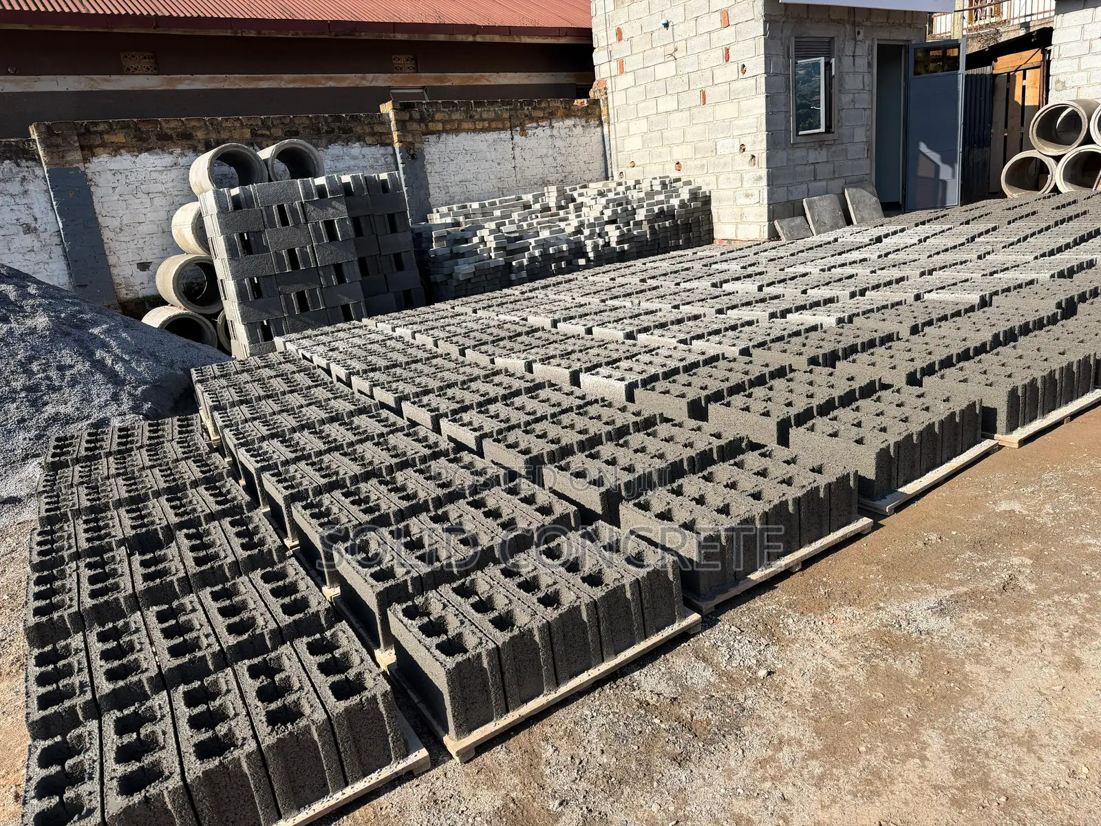 Concrete Blocks Entebbe Road