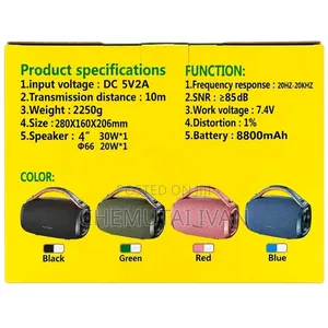 50w Watts Boom Best Speaker With a Handle