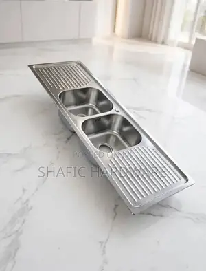 Kitchen Sink Duble Bowl Duble Tray Heavy Duty Liangdu With P Trap