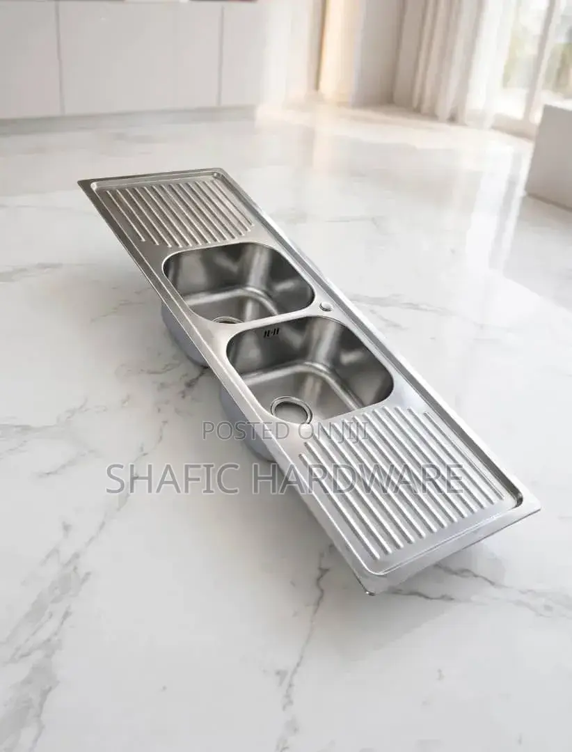 Kitchen Sink Duble Bowl Duble Tray Heavy Duty Liangdu With P Trap