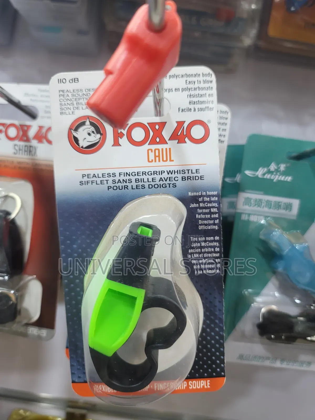 Pealess Fingergrip Whistle