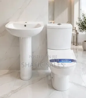 Toilet Seat With Basin Complete Sets With Accessories Frencia Twyford
