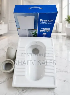 Squatting Pan With Cristian Press Plastic Good Quality/All Types