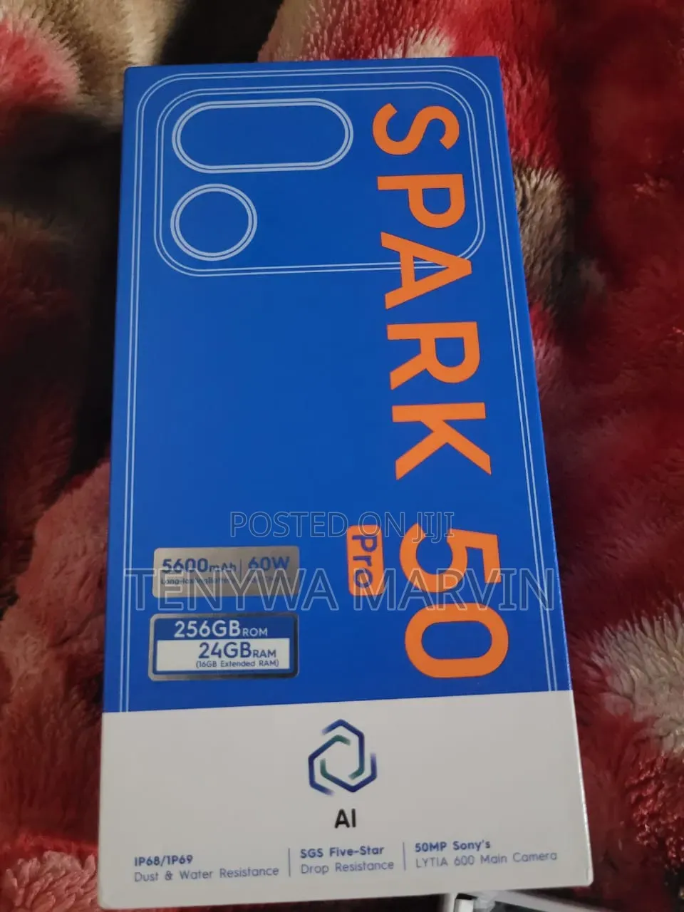 New Tecno Spark 50 Pro 256 GB Blue