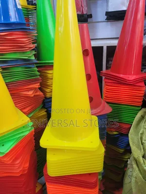 Long Plastic Football Training Cones