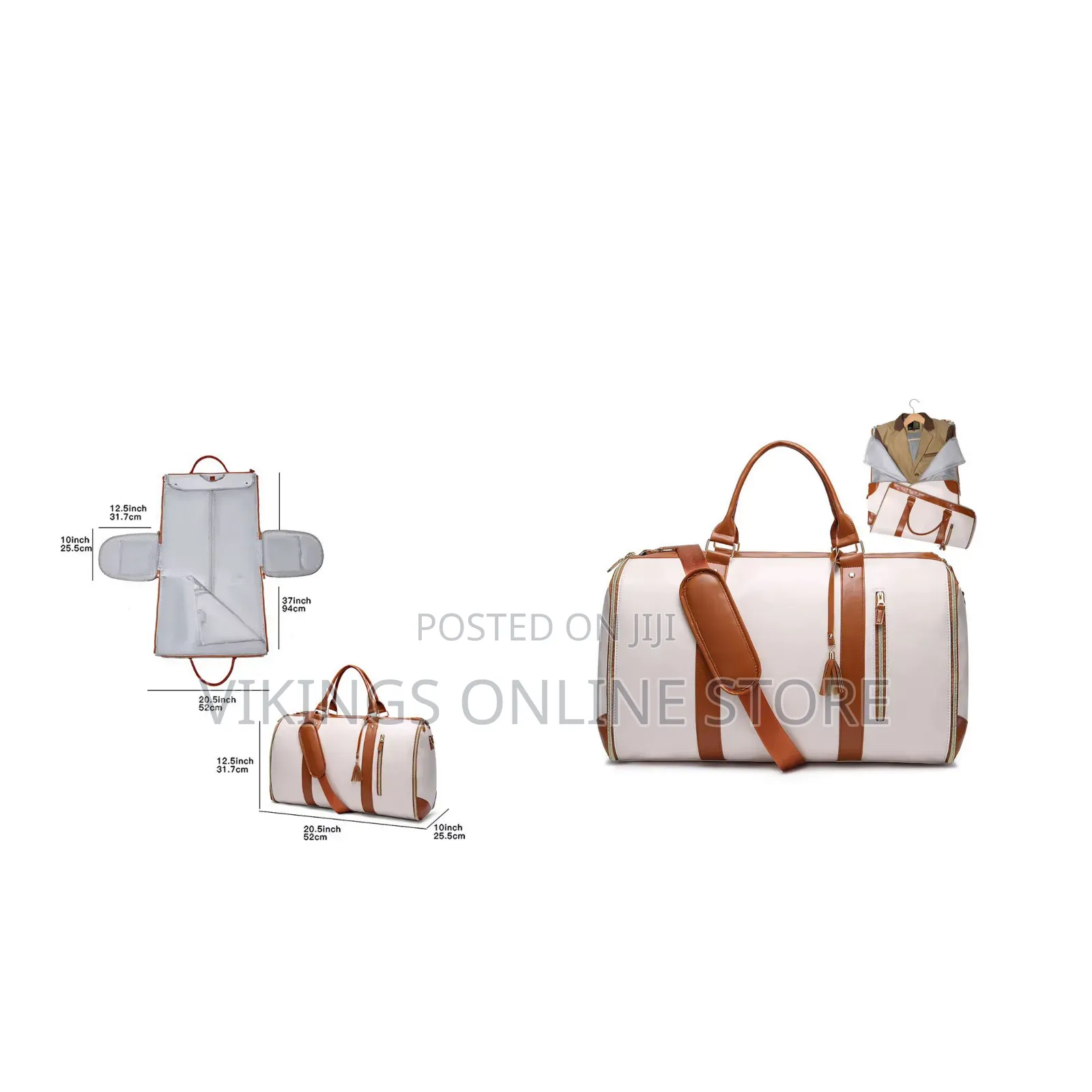 Leather Organizer Travel Bag
