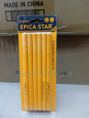 Carpenter's Pencil Set 12pcs(12×7.4*176mm)