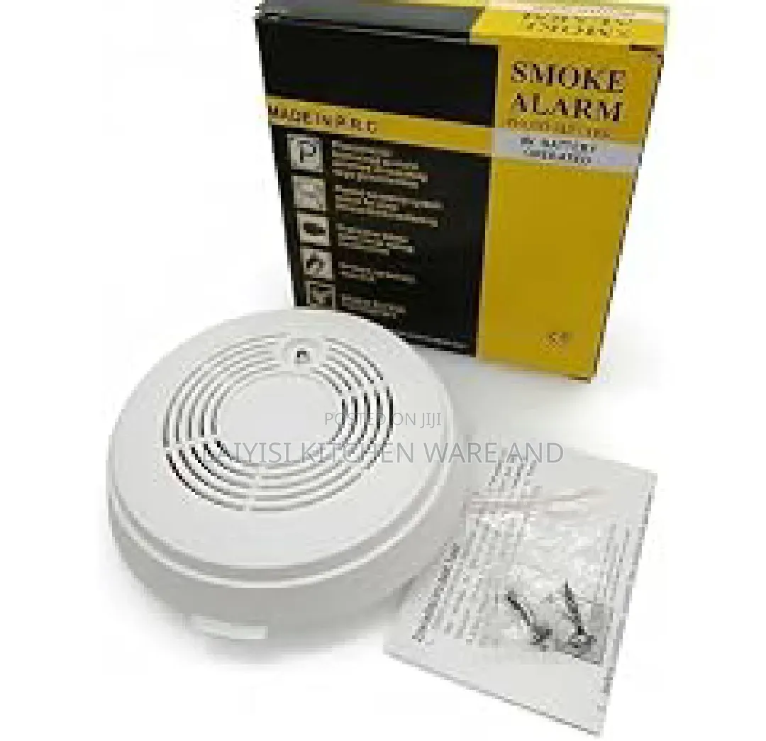 Wireless Smoke Detector Alarm for Safety and Security Battery Operated