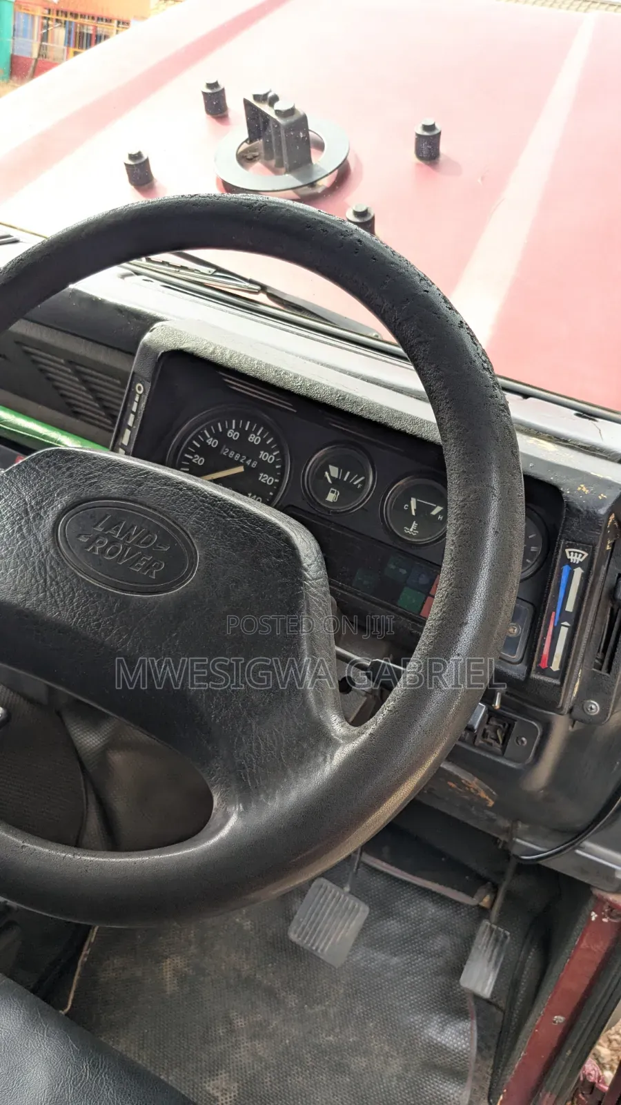 Land Rover Defender 1990 Red
