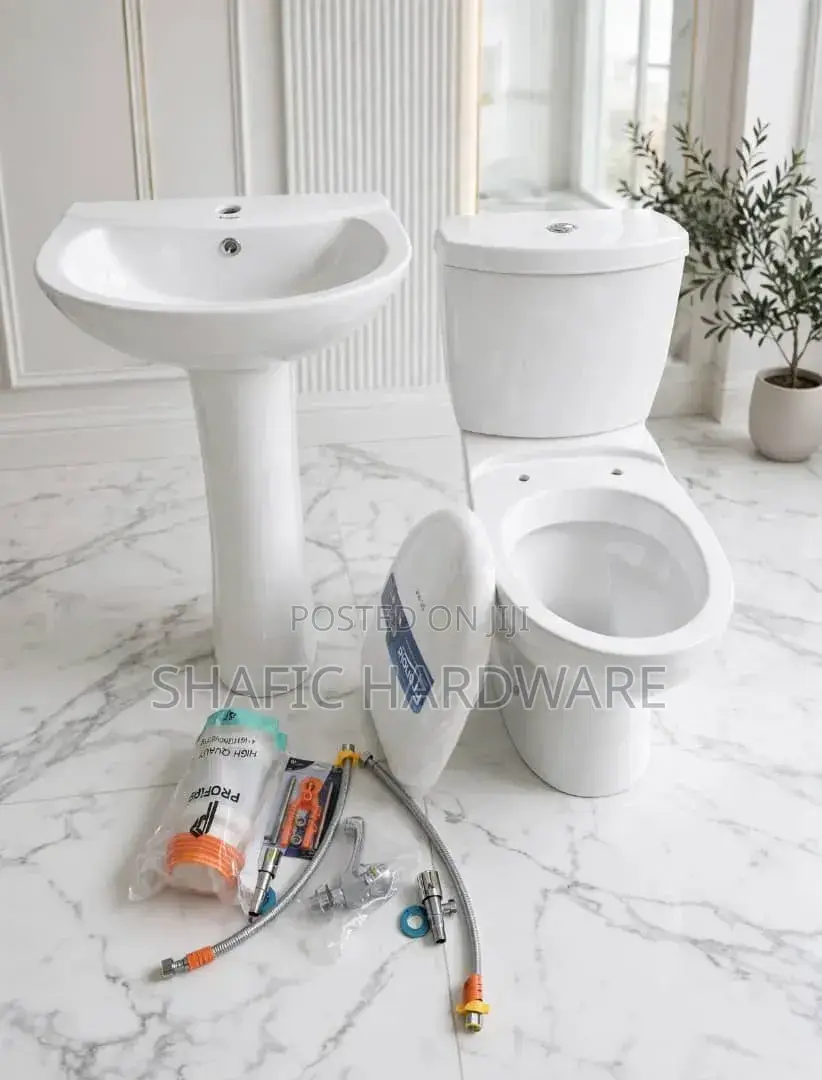 Toilet Seat With Basin Complete Sets With Accessories Frencia