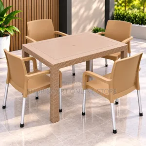 Hard Quality Outdoor Plastic Table and Chairs