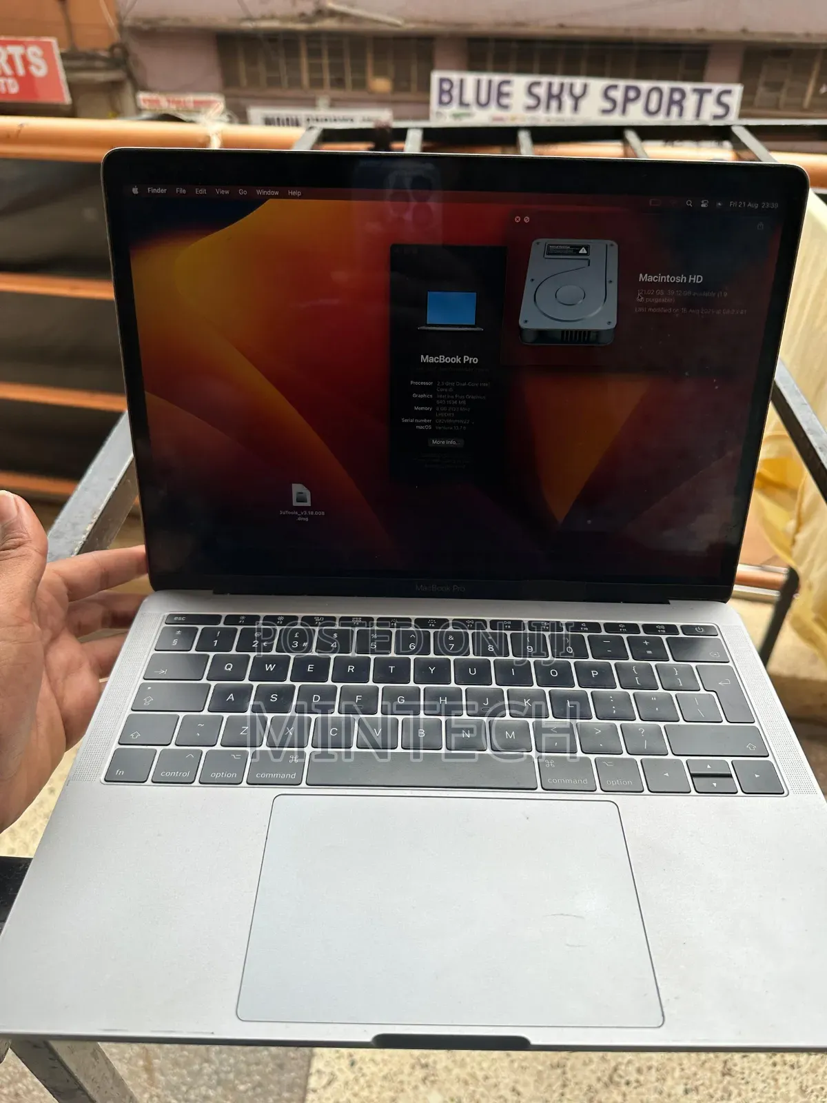 Laptop Apple MacBook 2019 8GB Intel Core i5 HDD 128GB