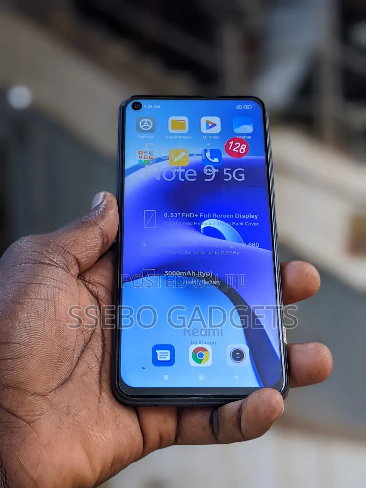Xiaomi Redmi Note 9 5G 128 GB Gray