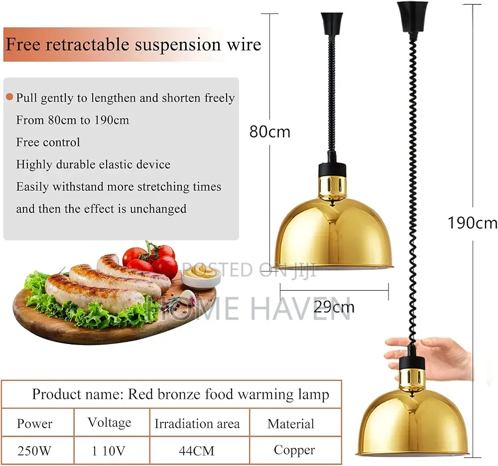 Retractable Commercial Food Warmer