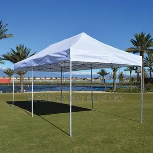 White 6x9mtrs Pop Up Commercial Gazebo Exhibition Tent