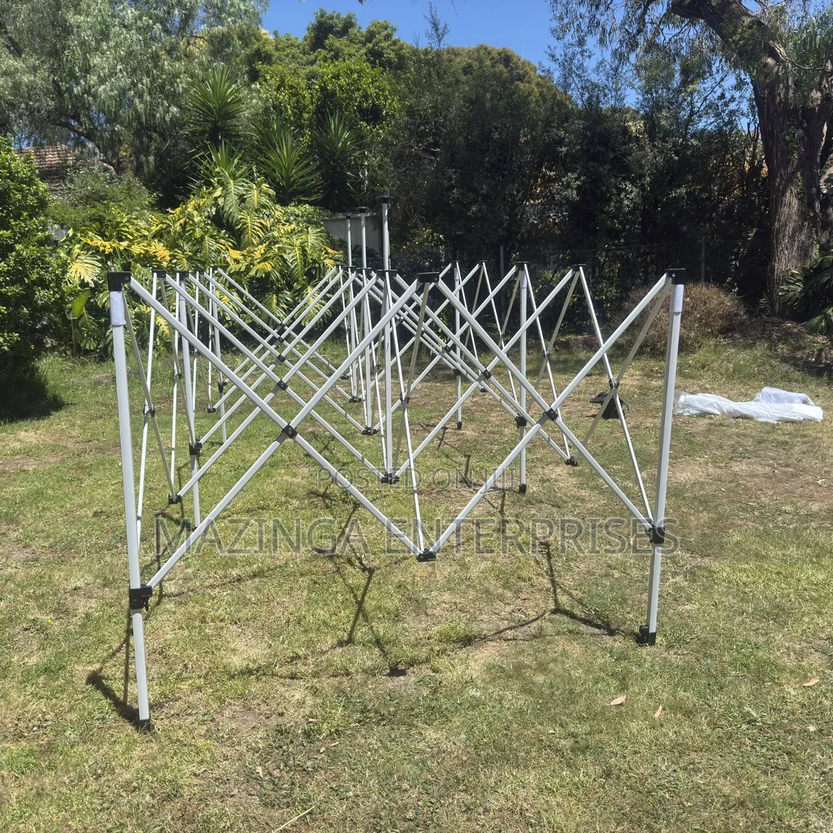 White 6x9mtrs Pop Up Commercial Gazebo Exhibition Tent