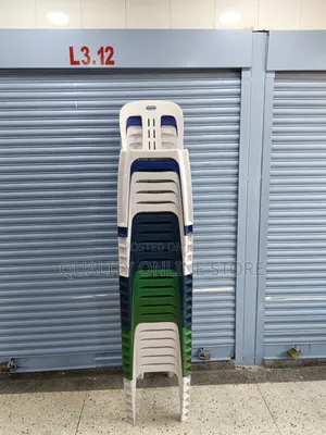 1pcs All White Plastic Chairs Plastic Chairs