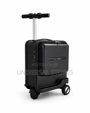 Black Electric Ride-on Luggage 7kg I Smart Suitcase