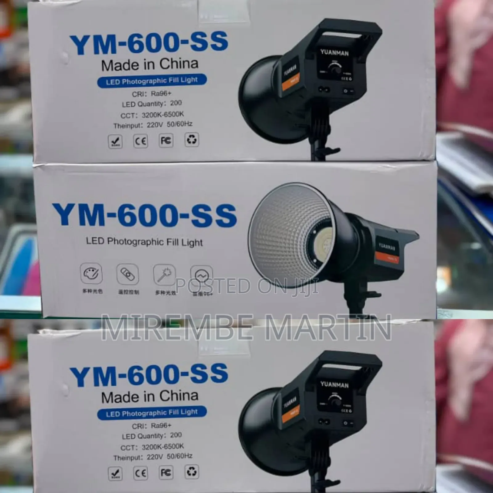 YM600SS Led - Selfie Portable Studio Bowens 100w Led Video