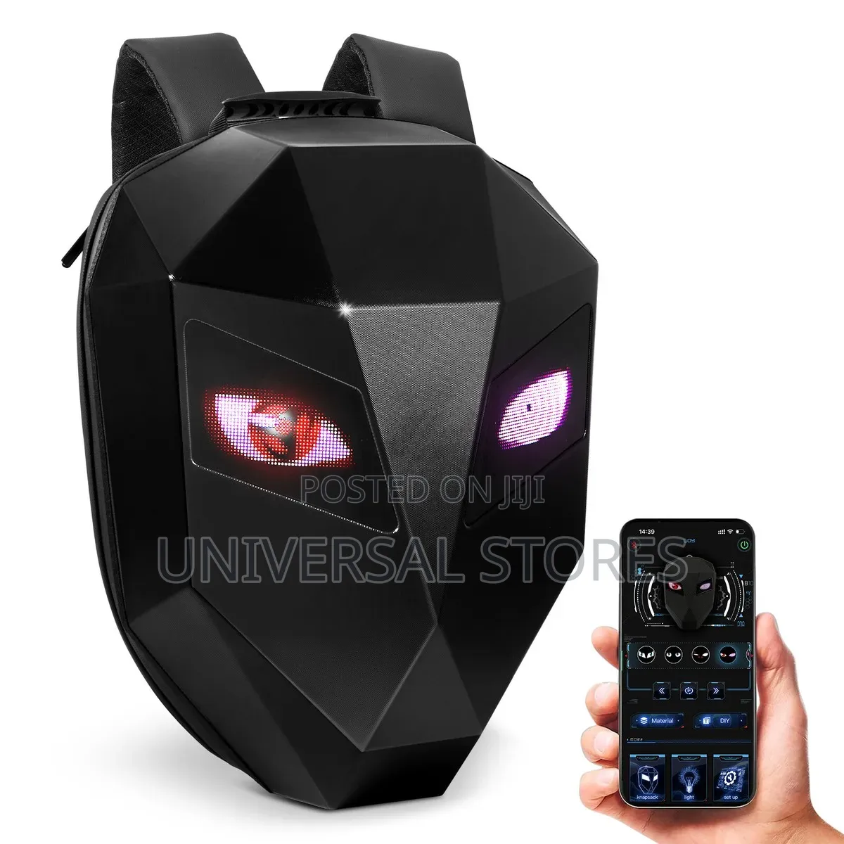 Motorcycle Backpack With LED Eyes,
Waterproof Hard
