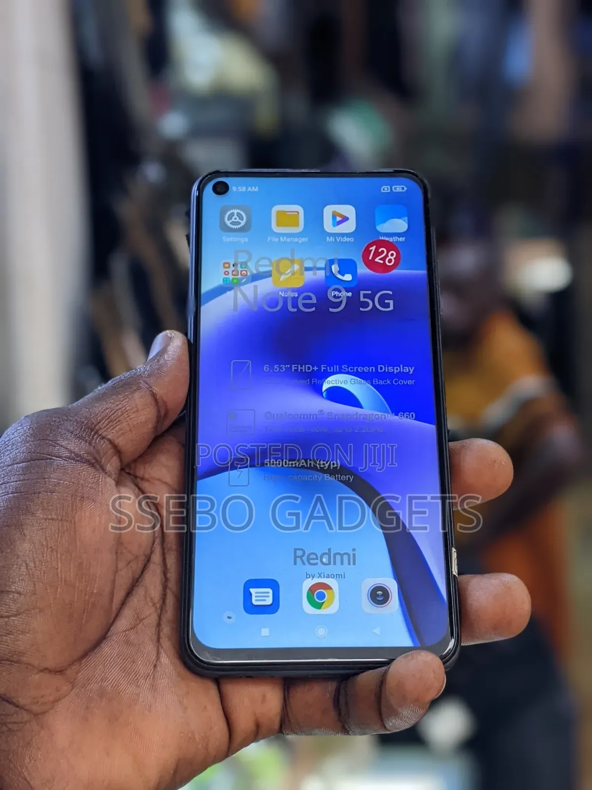 Xiaomi Redmi Note 9 5G 128 GB Gray