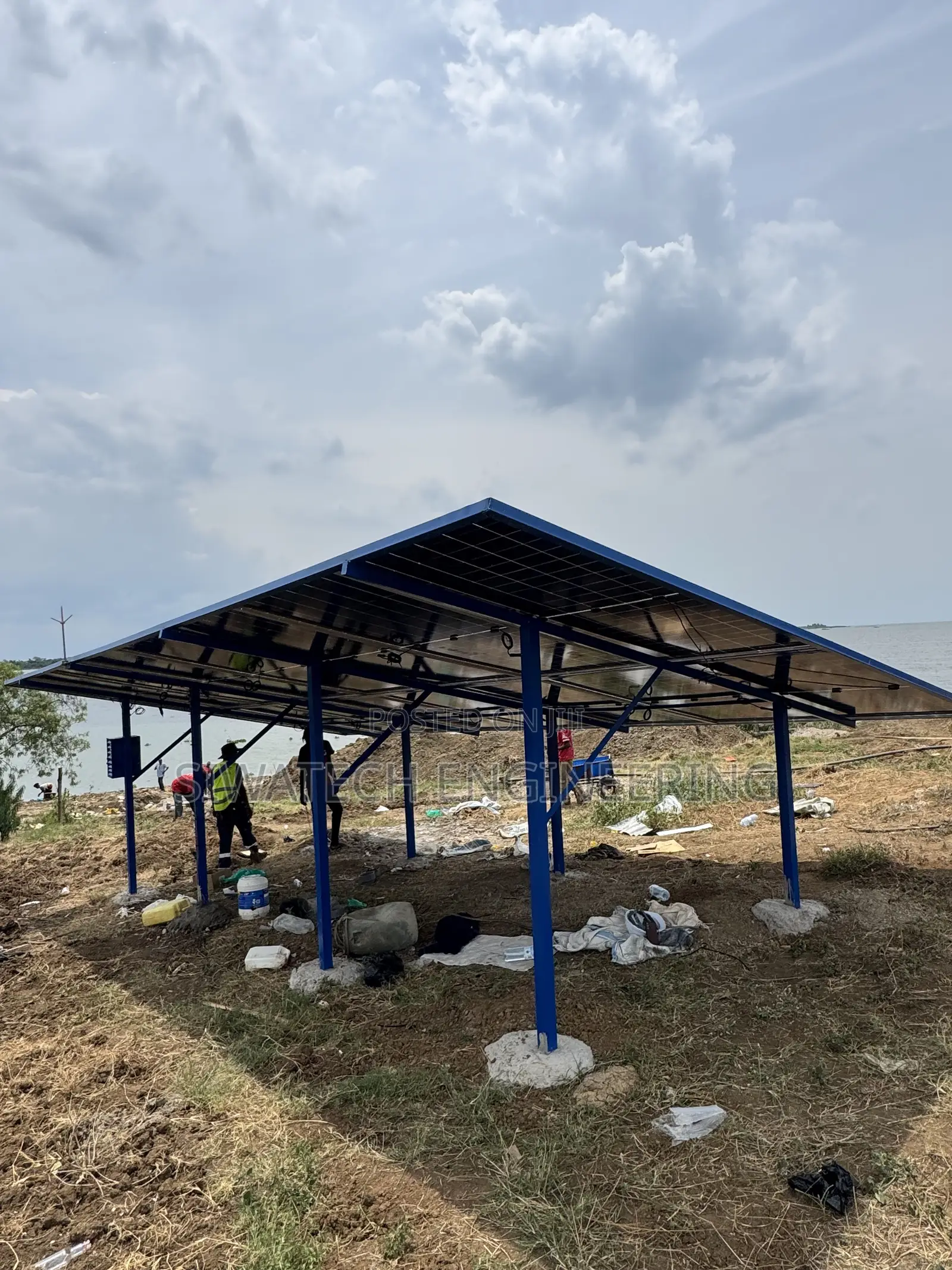 150,000ltrs/Day Solar Water Pumping System, 5kw 16 Panels of 620w Each