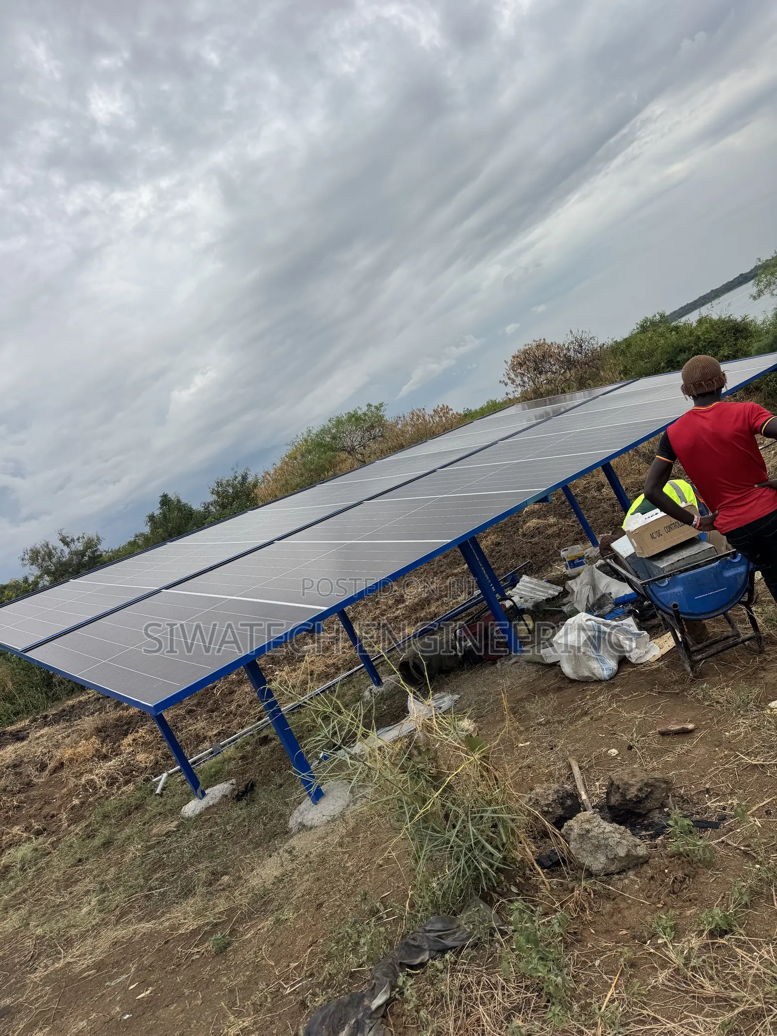 150,000ltrs/Day Solar Water Pumping System, 5kw 16 Panels of 620w Each